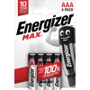 ENERGIZER Elem, AAA mikro, 4 db, ENERGIZER "Max"
