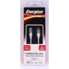 ENERGIZER USB kábel, USB-C - Lightning (Apple), 2m, ENERGIZER, fehér (EKA10) kábel és adapter