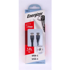 ENERGIZER USB kábel, USB-C - USB-C, 1,2m, ENERGIZER, fekete kábel és adapter
