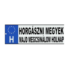 EnergoTeam tréfés rendszámtábla - horgászni megyek vicces ajándék