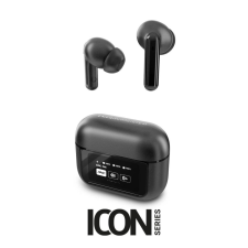 Energy Sistem Display ANC Bluetooth Headset Black fülhallgató, fejhallgató tok