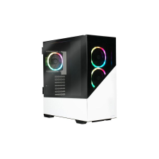 ENERMAX Midi Enermax ENERMAXK8 ARGB Snow White Black (ECA-EK8-WW-ARGB) számítógép ház