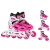 ENERO 4 in 1 görkorcsolya jégkorcsolya állítható Pink 30-33 ENERO