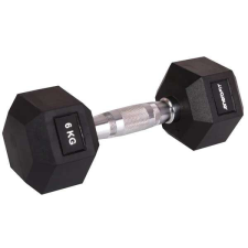 Enero fit 6 kg hex gumis súlyzó – otthoni edzéshez kézisúlyzó