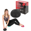  Enero fit masszírozó szenzoros félgömb fekete 16cm