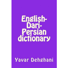  English-Dari-Persian dictionary – Dr Yavar Dehghani idegen nyelvű könyv