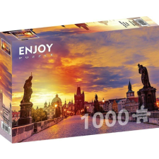 Enjoy 1000 db-os puzzle - Charles Bridge at Sunset, Prague (1284) puzzle, kirakós