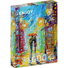 Enjoy 1000 db-os puzzle - Rainy Romance in the City (1431) puzzle, kirakós