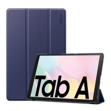 ENKAY tok álló, bőr hatású (aktív FLIP, oldalra nyíló, TRIFOLD asztali tartó funkció) SÖTÉTKÉK [Samsung Galaxy Tab A7 10.4 (2020) LTE ... tablet tok