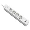 Entac D2 4-es hálózati elosztó kapcsolóval, Type-C+USB-A, 1,5méter, 3x1,5mm2 (ESES1.5G4-1.5-SW-1UA1UC)