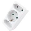 Entac Entac Hálózati Adapter 3 Aljzat (1 Földelt, 2 Euro)