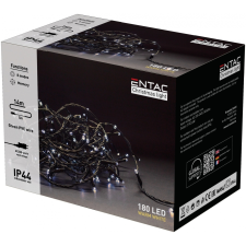 Entac karácsonyi IP44 180 LED füzér WW 14m karácsonyfa izzósor
