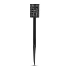 Entac Kerti leszúrható napelemes LED lámpa láng effekttel (25.5 cm) fekete kültéri világítás