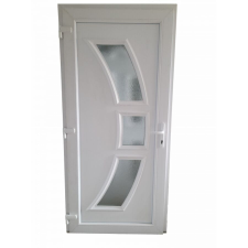  ENYHÉN SÉRÜLT Remus - Műanyag bejárati ajtó / 98x208 / nyílászáró