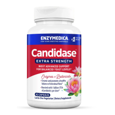 Enzymedica Candidase Extra Strength, húgyúti támogatás, 42 kapszula  Étrend-kiegészítő gyógyhatású készítmény
