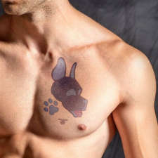  Ephemeral tetoválás PUPPY 10 x 15cm csillámtetoválás