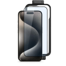 Epico Edge to Edge iPhone 15 Plus üvegfólia, 2 db + applikátor mobiltelefon kellék
