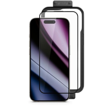 Epico Hero 3D iPhone 16 Plus üvegfólia + felhelyező keret mobiltelefon kellék
