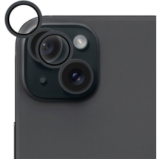 Epico hliníkové ochranné sklo na čočky fotoaparátu pro iPhone 16e - černá mobiltelefon kellék
