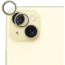 Epico iPhone 15/15 Plus kamera védő fólia - alumínium, sárga (81112152400001) mobiltelefon kellék