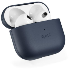  Epico Leather Case Airpods 4/4 (ANC) - kék (9911131600035) fülhallgató, fejhallgató tok