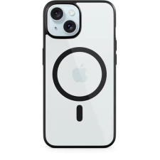 Epico Mag+ Hero iPhone 15 Plus MagSafe átlátszó fekete tok tok és táska