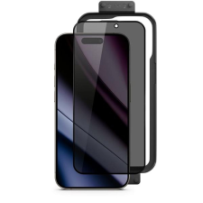 Epico Privacy 3D iPhone 16 Pro Max üvegfólia + telepítőkeret mobiltelefon kellék