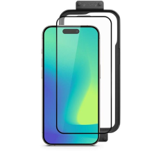 Epico Spello Shield 3D ochranné sklo s instalačním rámečkem iPhone 16 Pro - 2ks mobiltelefon kellék