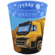 Építkezés Construction, Építkezés pohár, műanyag 250 ml babaétkészlet