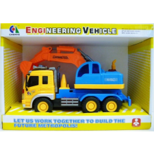  Építkezési teherautó autópálya és játékautó