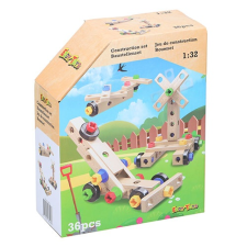 Építőjáték szett farm, 1:32, 3 féle barkácsolás, építés