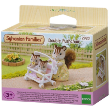 Epoch Sylvanian dupla babakocsi (4533) játékfigura