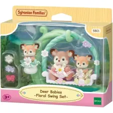 Epoch Sylvanian Families Őzike babák virághintával szett 5801 játékfigura