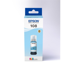 EPS CON Epson tintapatron 108 ecotank light cyan ink bottle c13t09c54a nyomtatópatron & toner