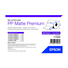 Epson 7113424 210 x 105 mm Öntapadós Címke tintasugaras nyomtathatóhoz (4x 259 címke / csomag) etikett