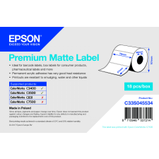 Epson 76 mm x 51 mm Címke tintasugaras nyomtatóhoz (650 db / telkercs) etikett