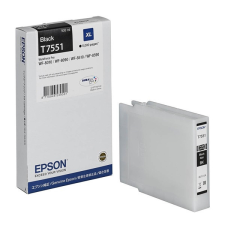  Epson C13T755140 T7551 5K XL fekete tintapatron nyomtatópatron & toner