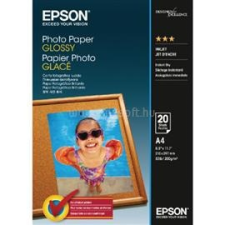 Epson Fényes Fotópapír A4, 20 lap, 200g (C13S042538) fotópapír
