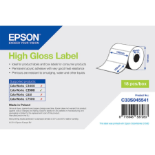 Epson fényes, papír etikett címke, 102*152 mm, 210 címke/tekercs (rendelési egység 18 tekercs/doboz) etikett
