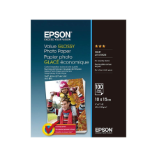 Epson fotópapír 10x15 Value Glossy 100db (C13S400039) (C13S400039) fotópapír