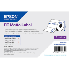 Epson matt, műanyag (PE) etikett címke, 102*51 mm, 535 címke/tekercs (rendelési egység 18 tekercs/doboz) etikett
