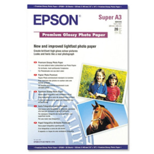 Epson Premium A3+ fényes inkjet fotópapír egyoldalas 20 ív 255gr. C13S041316 fotópapír