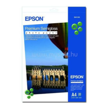  Epson prémium félfényes eredeti fotópapír (A4, 20 lap, 251g) fotópapír