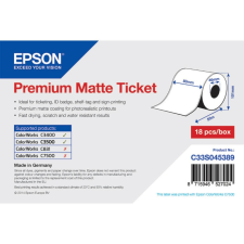 Epson prémium matt "ticket", 80 mm * 50 méter (rendelési egység 18 tekercs/doboz) etikett