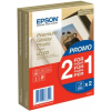 Epson S042167 Fotópapír, tintasugaras, 10x15, 255g, fényes, 2x40 lap