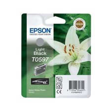 Epson T0597 Eredeti Tintapatron Világos Fekete (C13T05974010) nyomtatópatron & toner