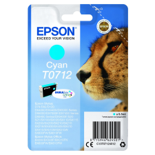 Epson T0712 Tintapatron Cyan 5,5ml nyomtatópatron & toner