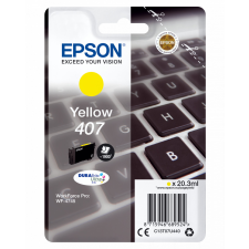 Epson T07U4 Tintapatron Yellow 20,3ml No.407 nyomtatópatron & toner