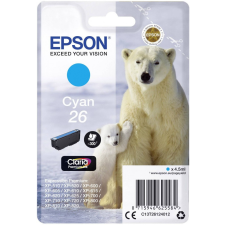 Epson T2612 (C13T26124012) NO.26 (4,5ML) CIÁN EREDETI TINTAPATRON LEÉRTÉKELT nyomtatópatron & toner