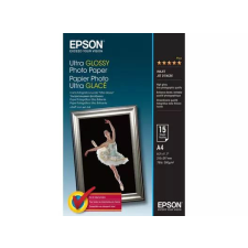 Epson ultra fényes fotópapír (A4, 15 lap, 300g) (C13S041927) fotópapír